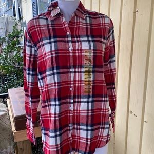 GAP boyfriend women’s flannel shirt